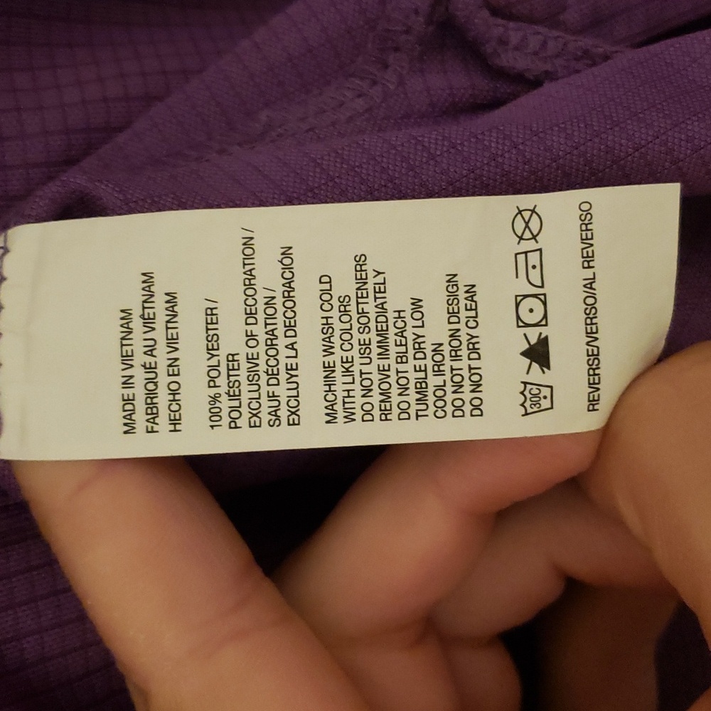 Purple Izod Golf Polo - Picture 5 of 6